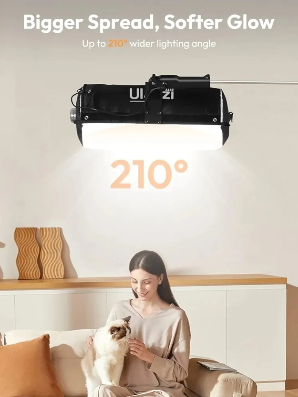 NEW Ulanzi AL60 Inflatable LED Tube Light Handheld Video Photography Wand
